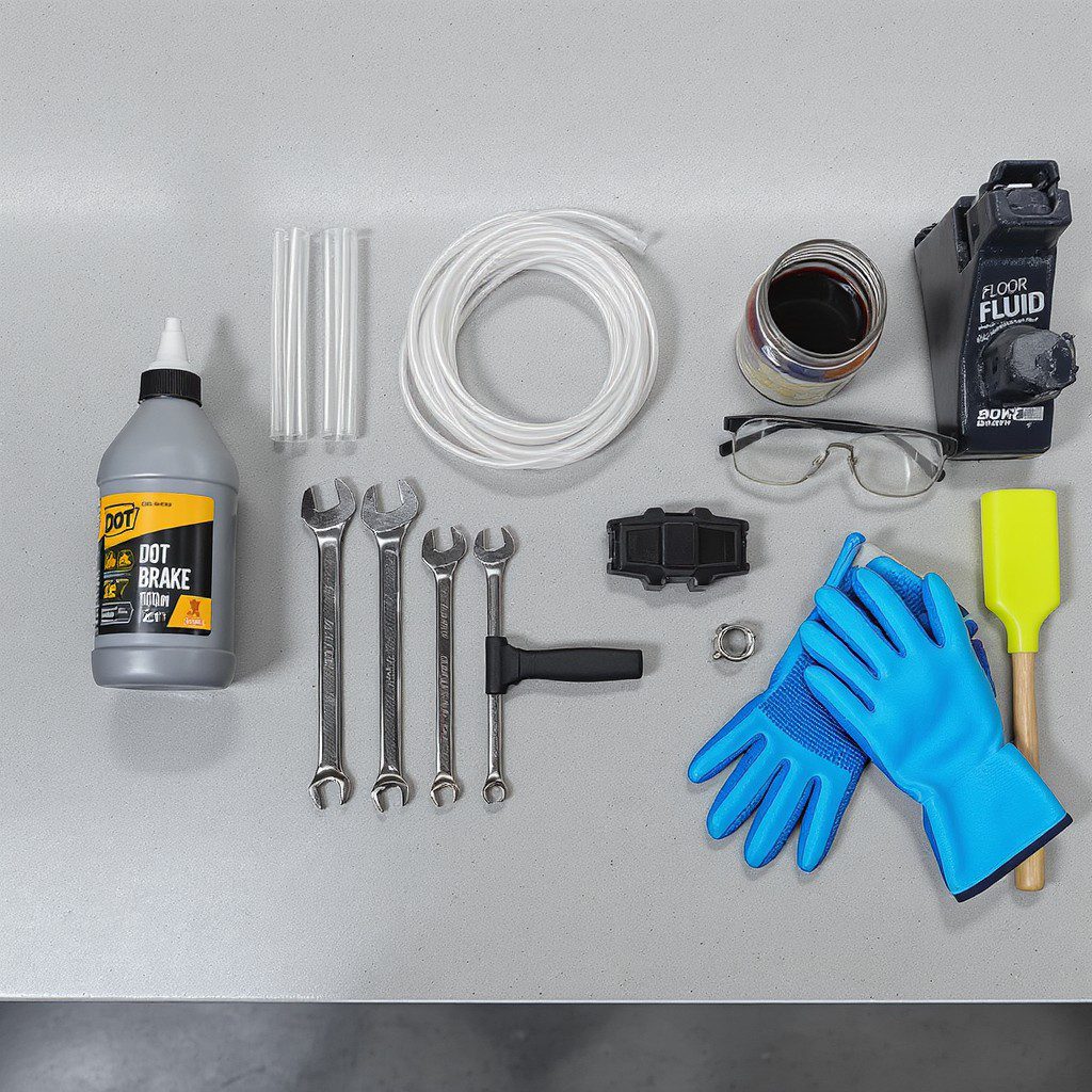 Tools & Materials for an Xterra Brake Bleed