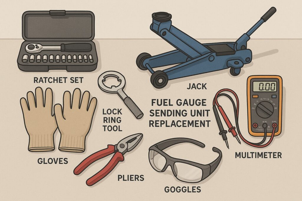 Nissan Xterra Fuel Gauge Sending Unit Replacement essential tools