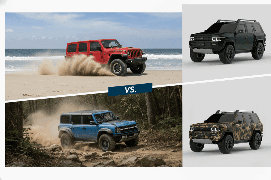 2028 Nissan Xterra against its competitors